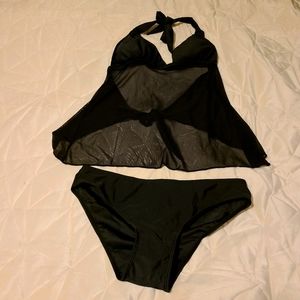 Never worn halter tankini